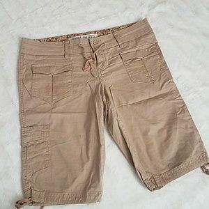 Zana Di khaki Bermuda shorts